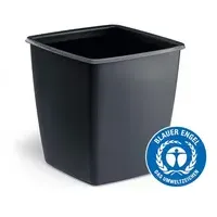 Durable OPTIMO Papierkorb 18l quadratisch anthrazit,