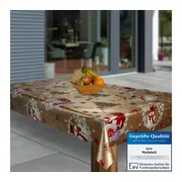 Laro Wachstuch-Tischdecke Abwaschbar Wachstischdecke PVC Plastik-Tischdecken Eckig Meterware Abwischbar,