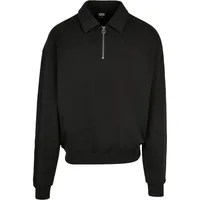 URBAN CLASSICS Shirt Collar Crew schwarz, S