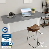Veska Höhenverstellbarer Schreibtisch (140 x 70 cm) - Sitz-