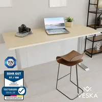 Veska Höhenverstellbarer Schreibtisch (140 x 70 cm) - Sitz-