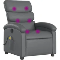 VidaXL Massagesessel mit verstellbarer Rückenlehne Kunstleder 92 x 99,5