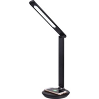 Enovalite LED-Tischleuchte ELED700150, Ladestation, dimmbar, CCT, 7W, schwarz