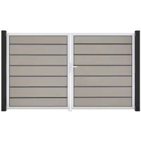 GROJA Grande Steckzaun Tor Premium DIN Rechts EV1 Bi-Color
