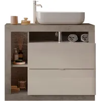 WELLTIME Waschtisch »Hamburg«, 2 Schubkästen, Breite 92 cm, Soft-Close,