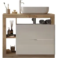 WELLTIME Waschtisch »Hamburg«, 2 Schubkästen, Breite 92 cm, Soft-Close,