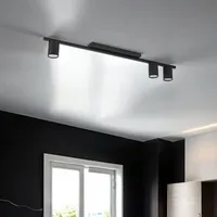 Licht-Erlebnisse Deckenleuchte Metall 80 cm lang 3-flammig GU10 Deckenlampe