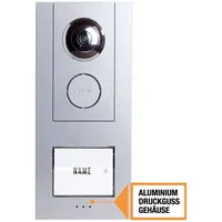 M-e ME Vistus VD-ALU-630-S Video Zusatz Außenstation, für Video-Türsprechanlage,