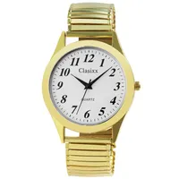 Classix Herrenuhr mit Metallzugband - Gold