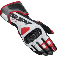 Spidi STR-6, Handschuhe - Schwarz/Weiß/Rot - XXL