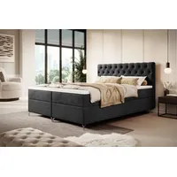 Yourhouse24 Boxspringbett Chester mit 2 Bettkästen, Doppelbett mit Bonell-Matratze