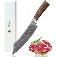 Wakoli Edib Damast BBQ- & Blockmesser I 20 cm