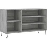 VidaXL Schuhregal Grau Sonoma 102x36x60 cm Holzwerkstoff