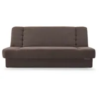 E-meubles Möblo Schlafsofa Braun, Holz, 192x85x92 cm, Wohnzimmer Sofas