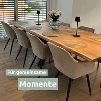 Holz4home® Tischplatte mit Baumkante 140cm x 80cm