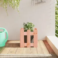 VidaXL Pflanzkübel Lattenzaun-Design 30x30x30 cm Massivholz Douglasie