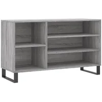 VidaXL Schuhregal Grau Sonoma 102x36x60 cm Holzwerkstoff