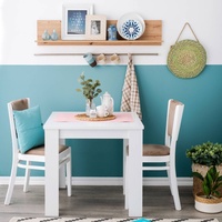 Homestyle4u Esstisch 80x80 Weiß