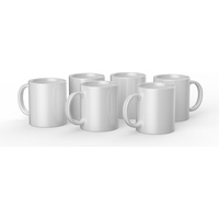 Cricut Mug Press, gestaltbare Tassen, 340ml, weiß, 6er-Pack (2008942)
