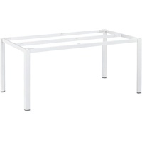 Kettler Cubic Gartentisch-Gestell 160x95 cm, Aluminium Weiß