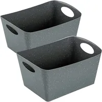 Koziol BOXXX M - Aufbewahrungsbox 3,5l Set in recycled
