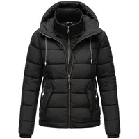 Marikoo Damen, Steppjacke leicht gefüttert Winterjacke mit Kapuze B940