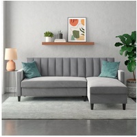 Dorel home Ecksofa mit Bett-Funktion und Stauraum. beidseitig montierbar