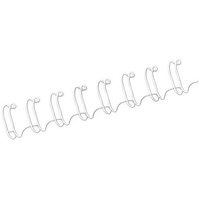 Fellowes Drahtbinderücken A4, 10mm, weiß, 100 Stück, 53262, weiss