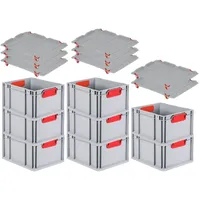 Proregal Spar Set 8x Eurobox Nextgen Color Mit Auflagedeckel