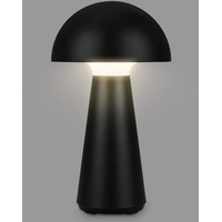 Briloner LED Akku-Tischleuchte Fungo schwarz 28 x 16 cm