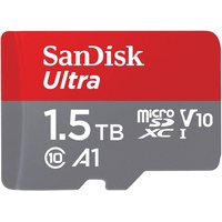 SanDisk Ultra R150 microSDXC 1.5TB Kit, UHS-I U1, A1,