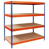 Mammut Weitspannregal Blau-Orange Traglast 1400 kg 200 x 180