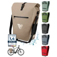 MIVELO 2in1 Fahrradtasche Gepäckträgertasche wasserdicht 100% PVC frei +