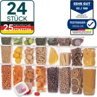 Uandu Vorratsdosen mit Deckel Luftdicht Set, BPA frei, Aufbewahrungsbox