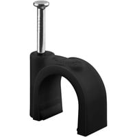Goobay 64685 Kabelschelle 14 mm, Schwarz