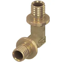 TECE TECEflex Winkelkupplung 90-Grad, Standard Messing 767016