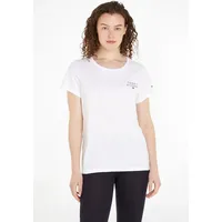 Tommy Hilfiger Uw0uw04525 Kurzarm-T-Shirt White M