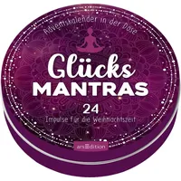 ArsEdition Adventskalender in der Dose. Glücksmantras