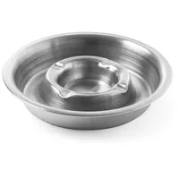 HENDI Aschenbecher mit Rinne, ø160x(H)30mm,
