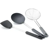 Joseph Joseph Nest Fusion 3-teiliges Silikon Edelstahl Wok Zubehör