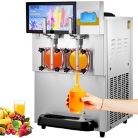 Vevor 8 L x 2 Kommerzielle Slusheis Maschine, Slushgerät