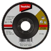 Makita Fächerschleifscheibe 115mm Z120