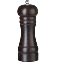 HENDI Salzmühle, aus Holz, dunkel,