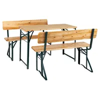 Stagecaptain BBDL-119 Hirschgarten Bierzeltgarnitur mit Lehne für Balkon 119