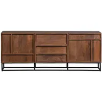 Woood TV Board Forrest aus Mangoholz, 140 cm