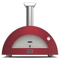 Alfa Forni Moderno 3 Pizza Holz Antique Red