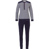 Pastunette - Frottee - Schlafanzug (46 Navy) - 46