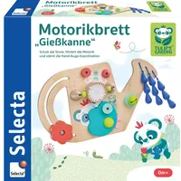 Selecta Tulips Garden Motorikbrett Gießkanne Rosa