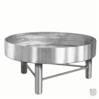 Schneider Grillgeräte Feuerstelle aus Edelstahl Ø 55 cm