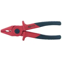 KS Tools Isolierte Kunststoff-Kombizange, 185mm